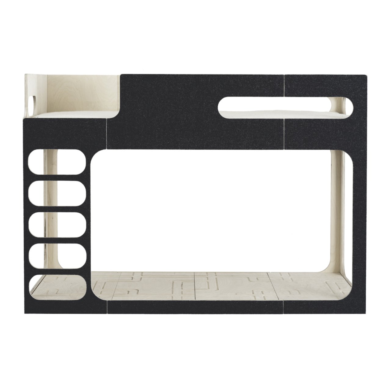 Amber in the Sky - Lit superposé - Noir